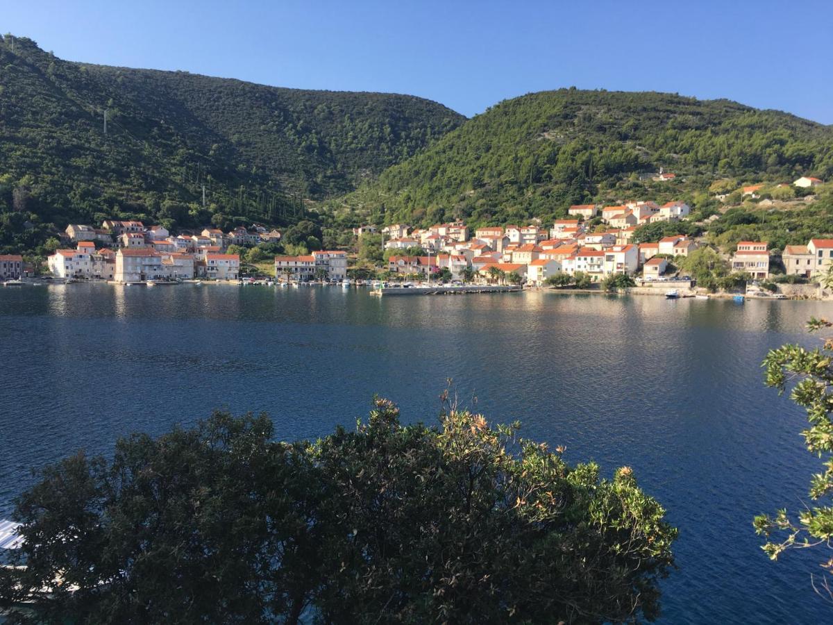 High View-A Seaside Villa With Huge Jacuzzi Račišće Zewnętrze zdjęcie