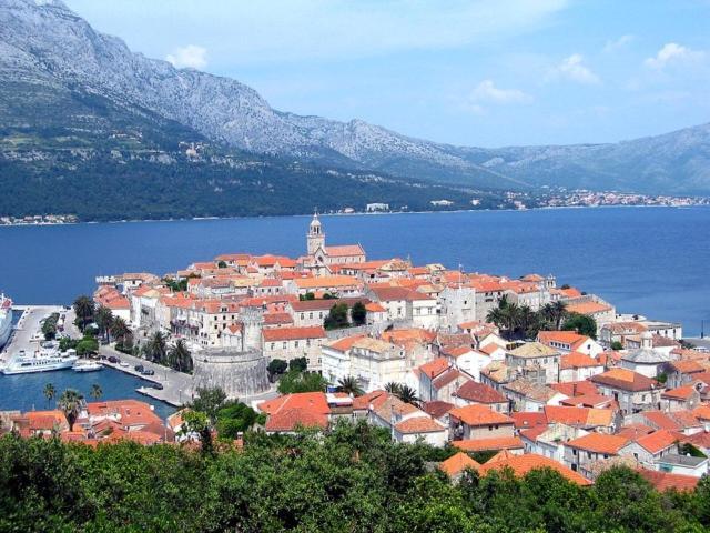 High View-A Seaside Villa With Huge Jacuzzi Račišće Zewnętrze zdjęcie